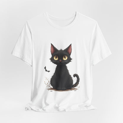 Cute Black Cat Unisex T-Shirt