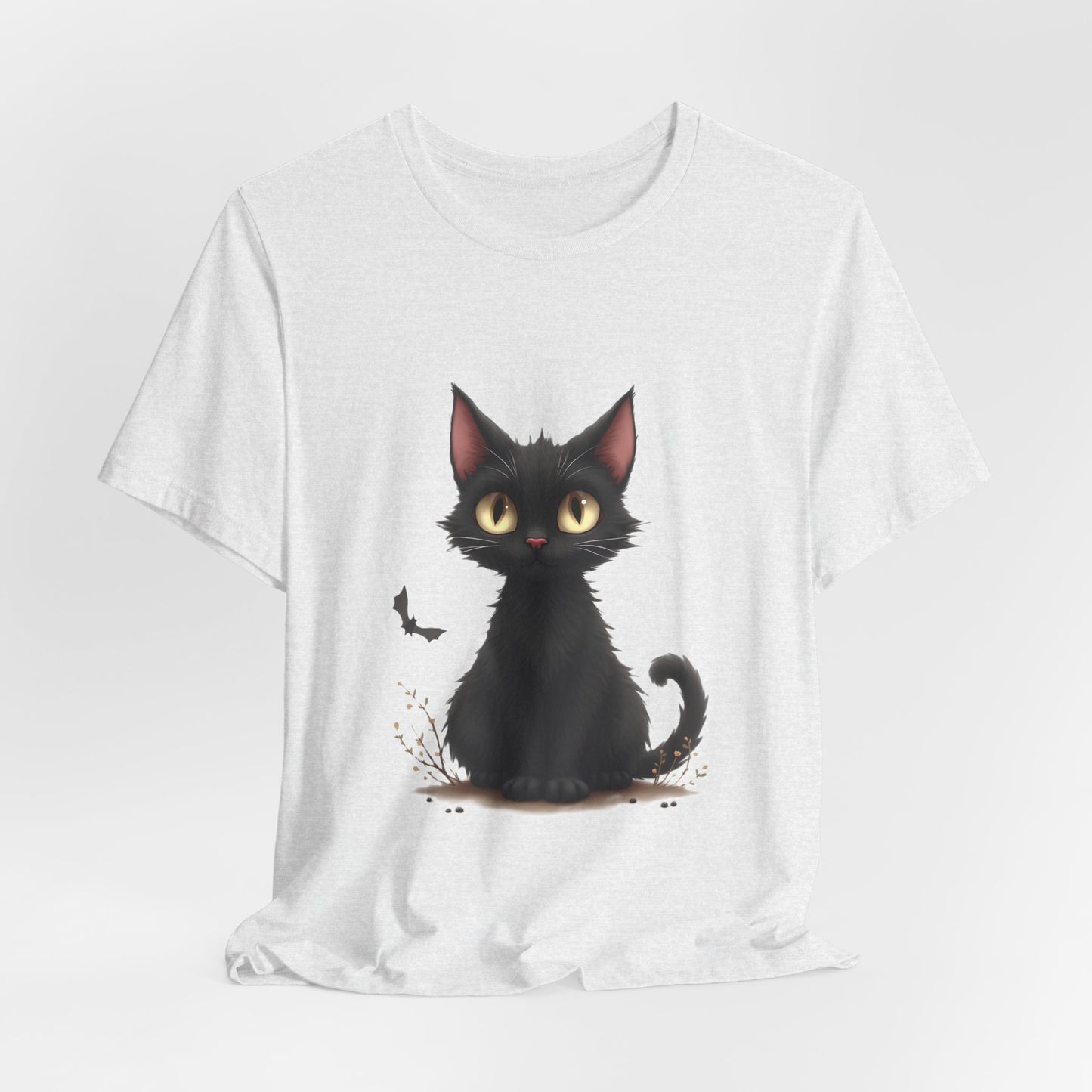 Cute Black Cat Unisex T-Shirt