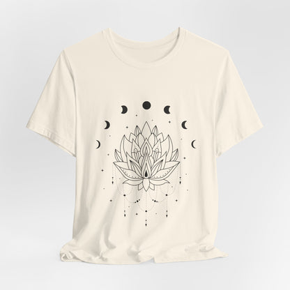 Lotus & Moon Phases Unisex T-Shirt