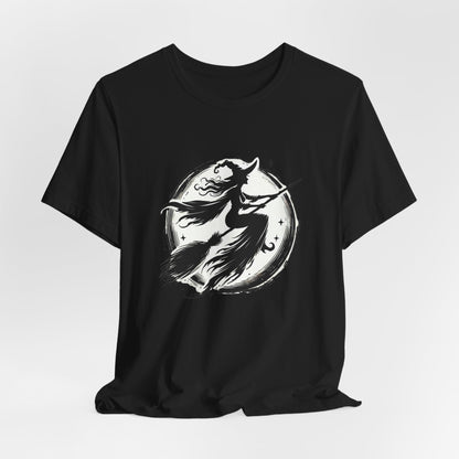 Witch on a Broom Unisex T-Shirt