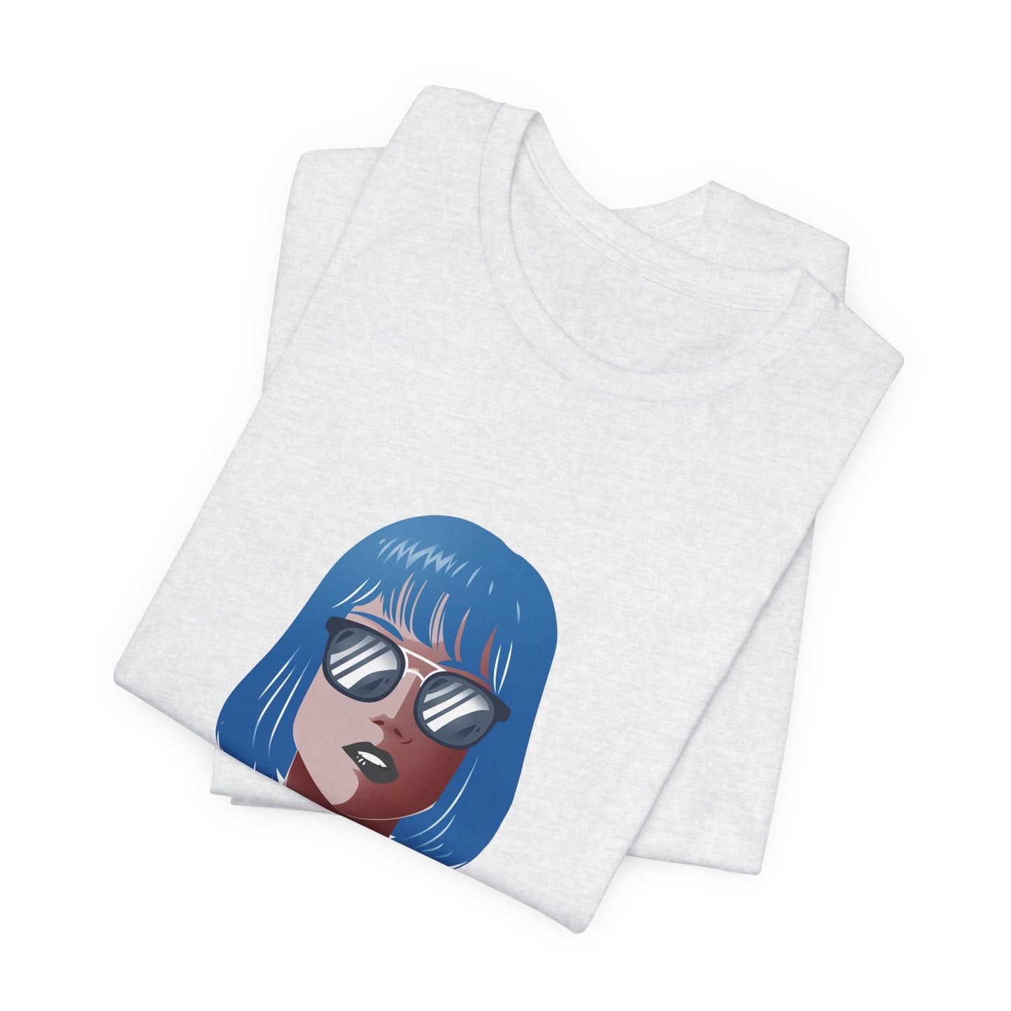 Blue-Haired Woman Unisex T-Shirt