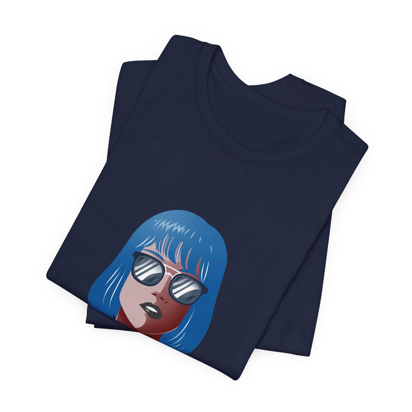 Blue-Haired Woman Unisex T-Shirt