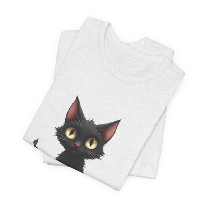 Cute Black Cat Unisex T-Shirt