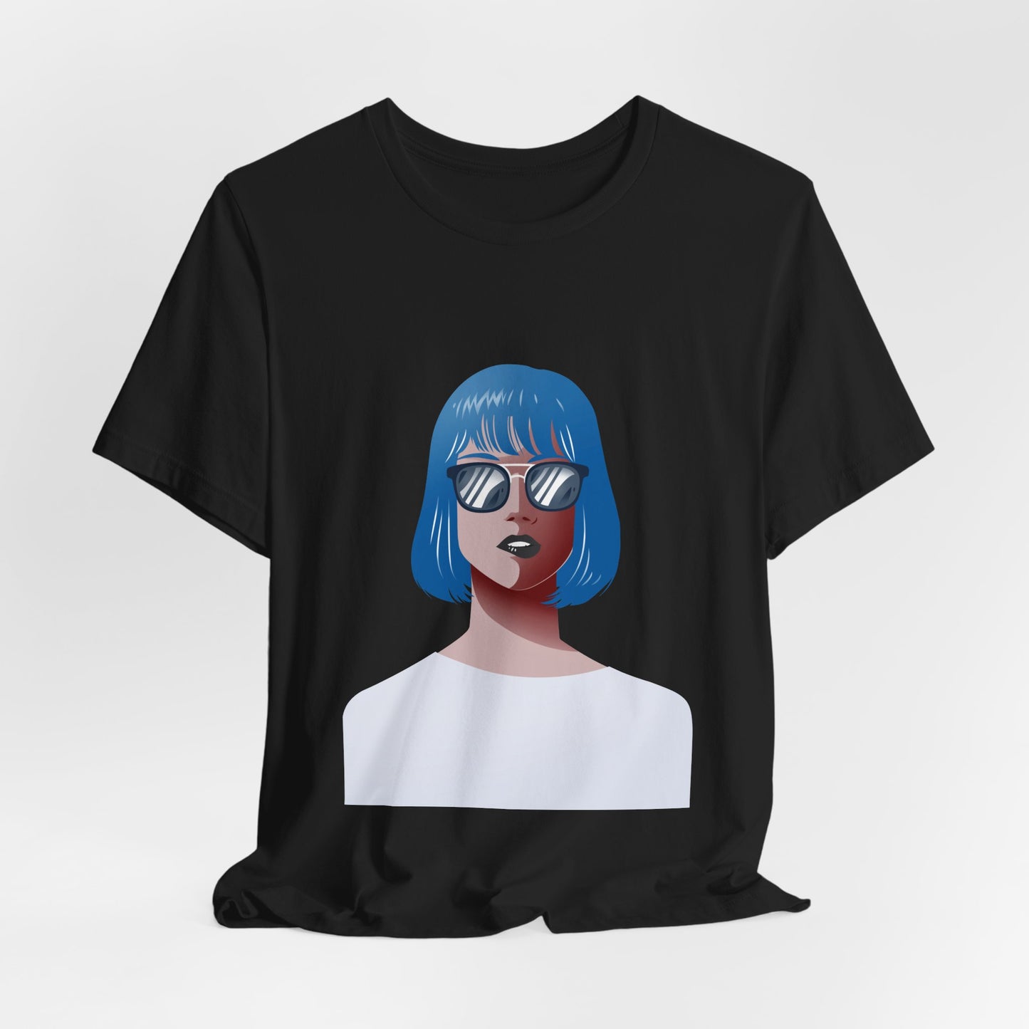 Blue-Haired Woman Unisex T-Shirt