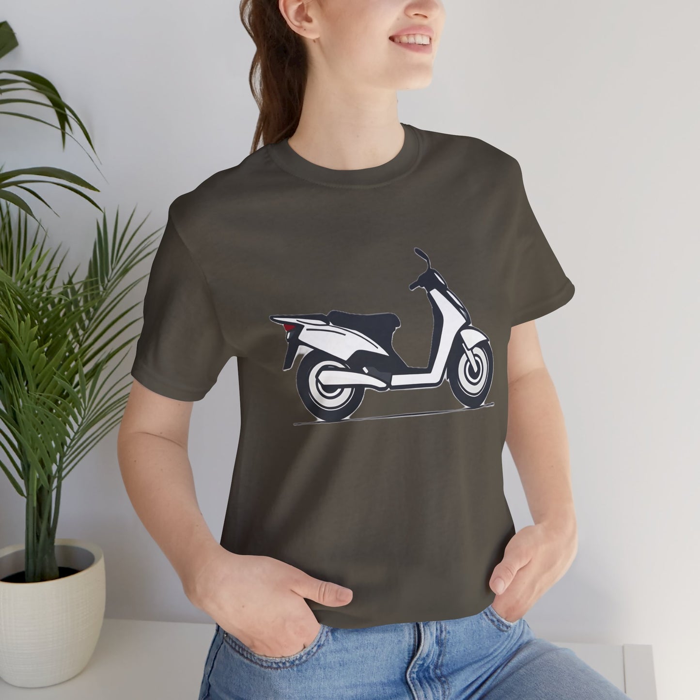 Sleek Scooter Art Unisex T-Shirt