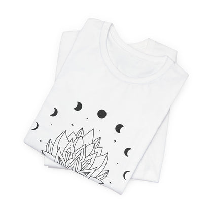 Lotus & Moon Phases Unisex T-Shirt