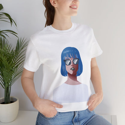 Blue-Haired Woman Unisex T-Shirt