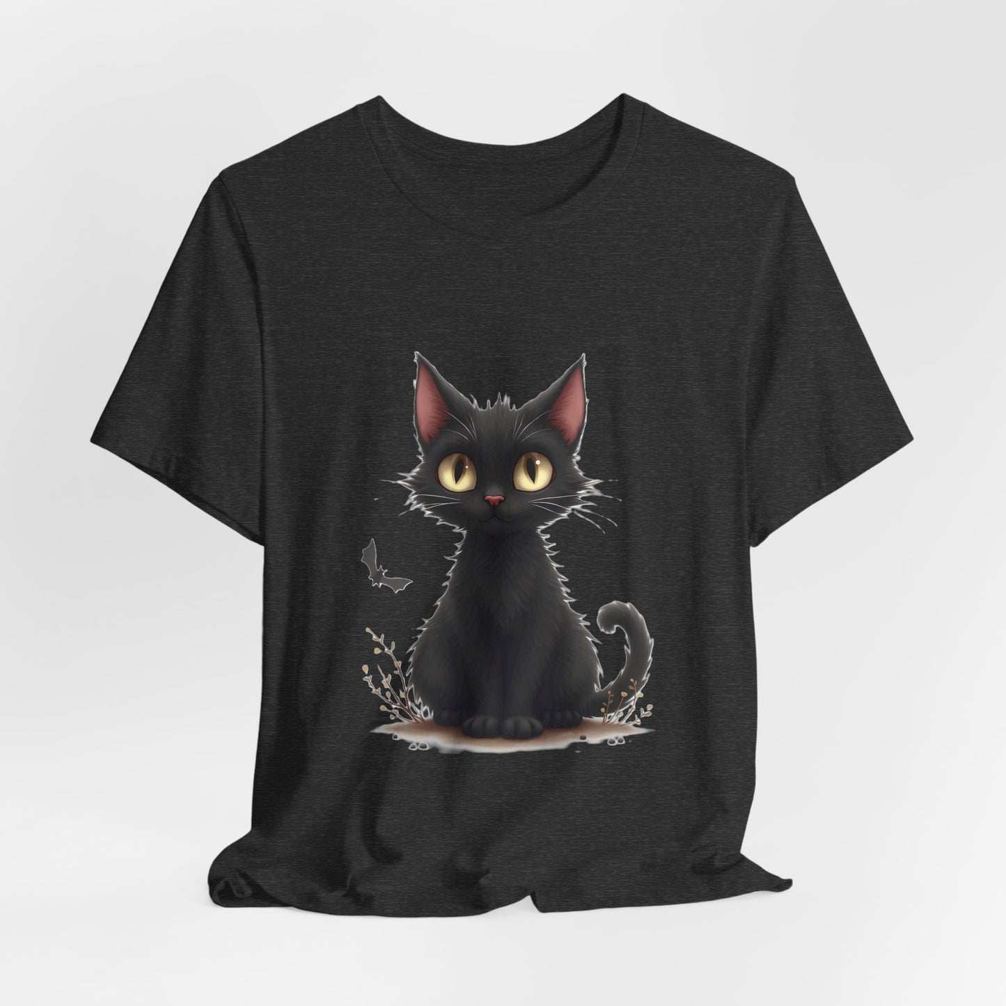 Cute Black Cat Unisex T-Shirt