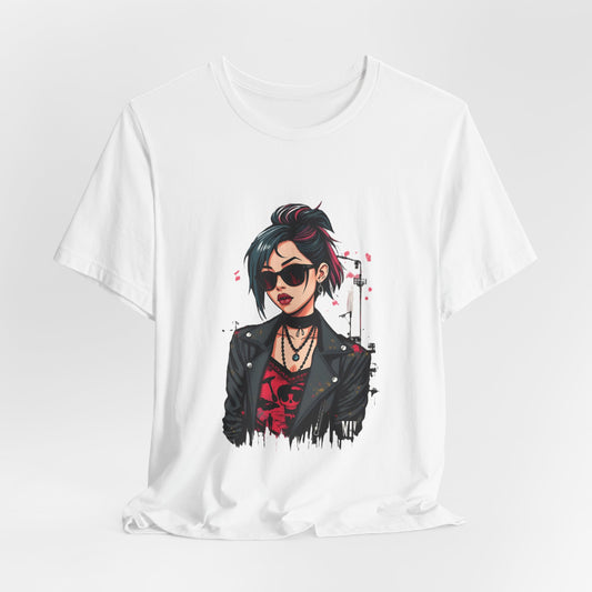 Punk-Chic Woman Unisex T-Shirt