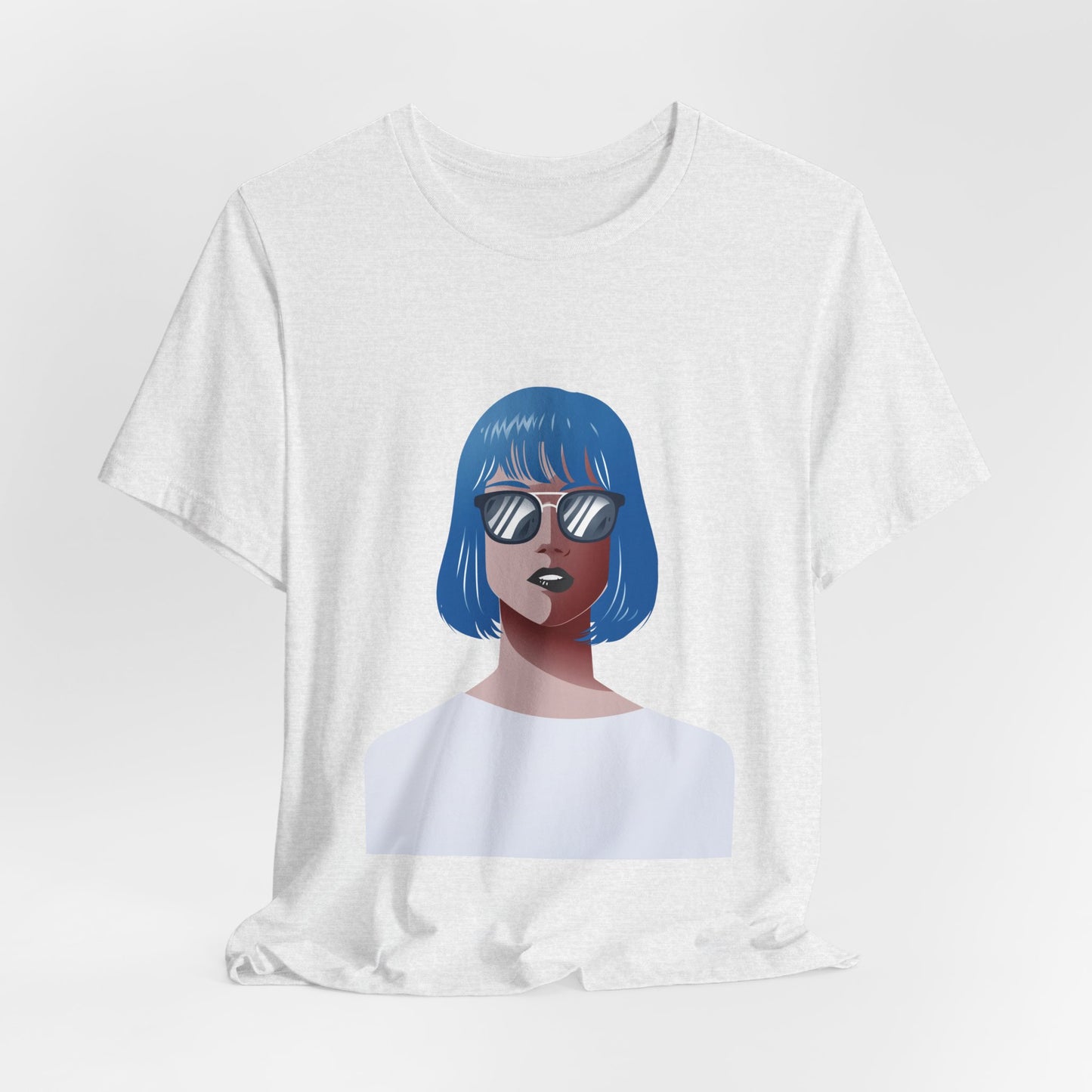 Blue-Haired Woman Unisex T-Shirt