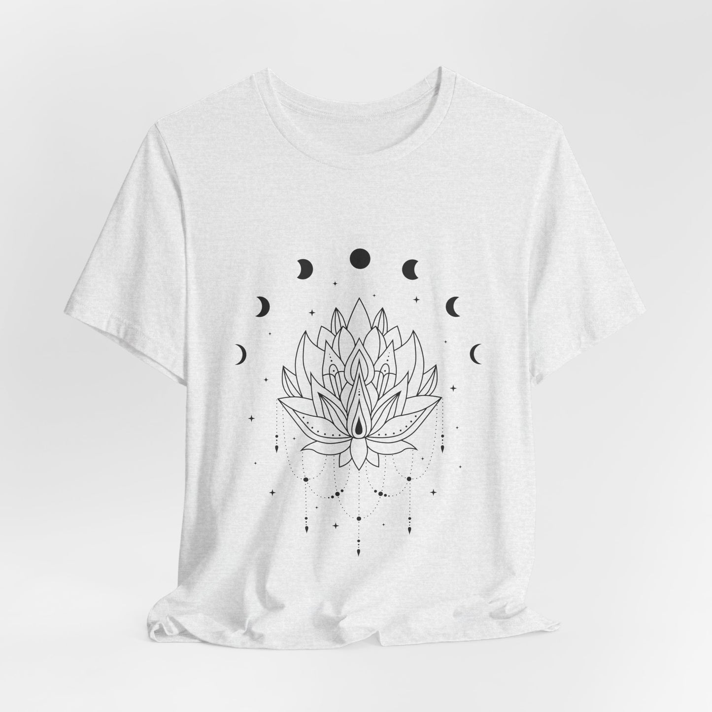 Lotus & Moon Phases Unisex T-Shirt