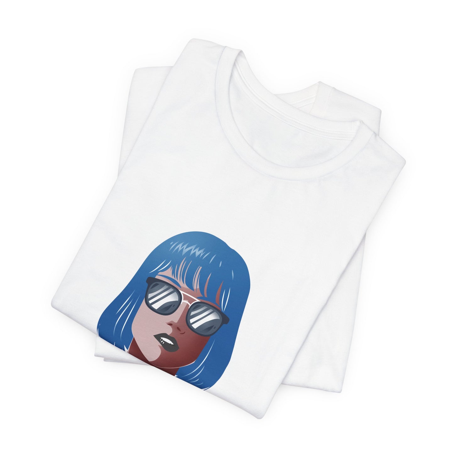 Blue-Haired Woman Unisex T-Shirt