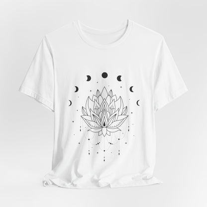 Lotus & Moon Phases Unisex T-Shirt