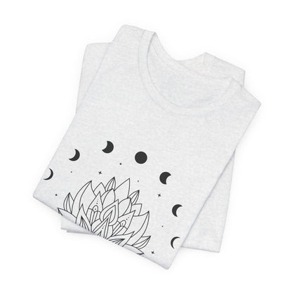 Lotus & Moon Phases Unisex T-Shirt