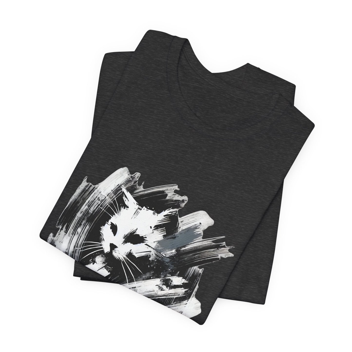 Abstract Cat Art Unisex T-Shirt - Urban Studio Creations