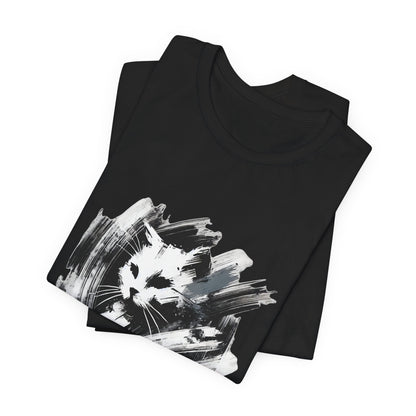 Abstract Cat Art Unisex T-Shirt - Urban Studio Creations