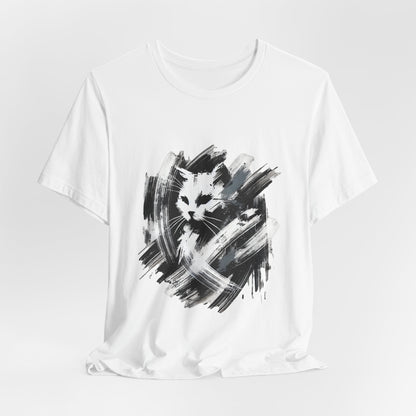 Abstract Cat Art Unisex T-Shirt - Urban Studio Creations