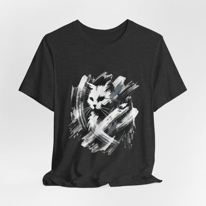 Abstract Cat Art Unisex T-Shirt - Urban Studio Creations