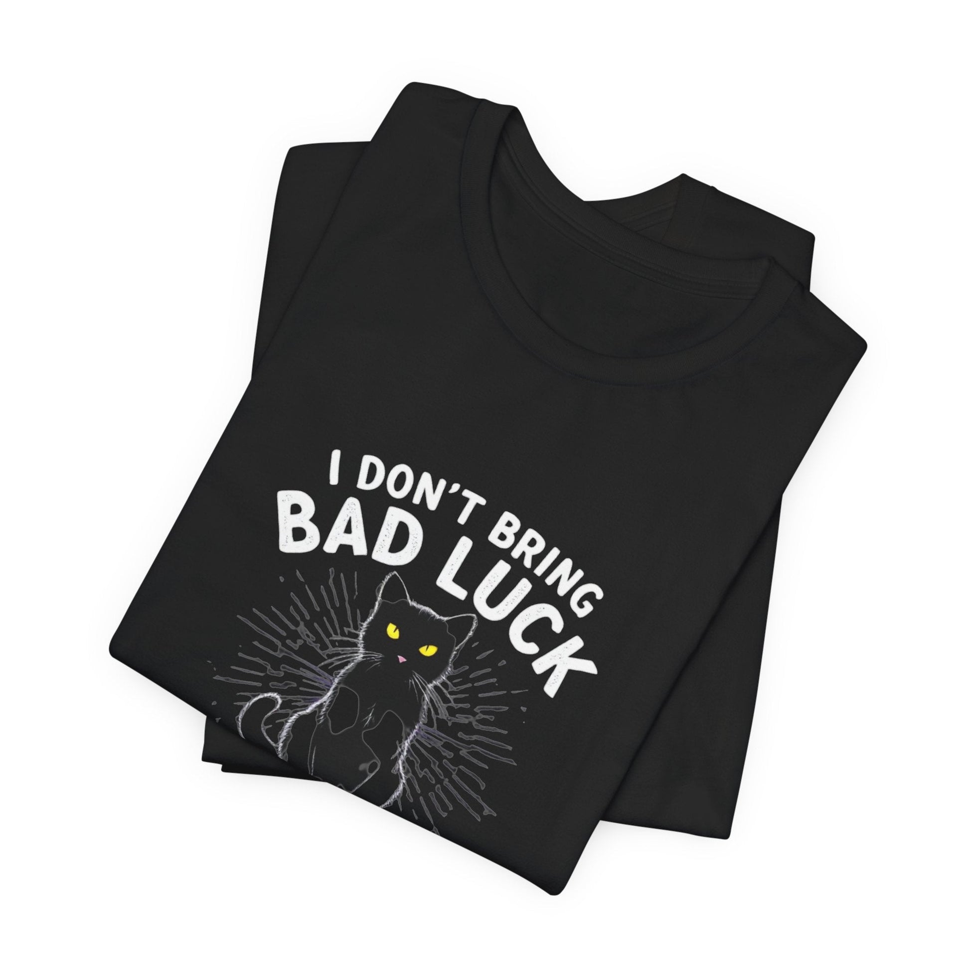 Bad Luck Cat Unisex T-Shirt - Urban Studio Creations