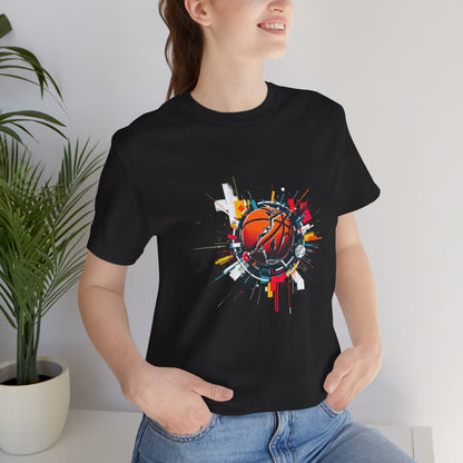 Basketball Burst Unisex T-Shirt - Urban Studio Creations