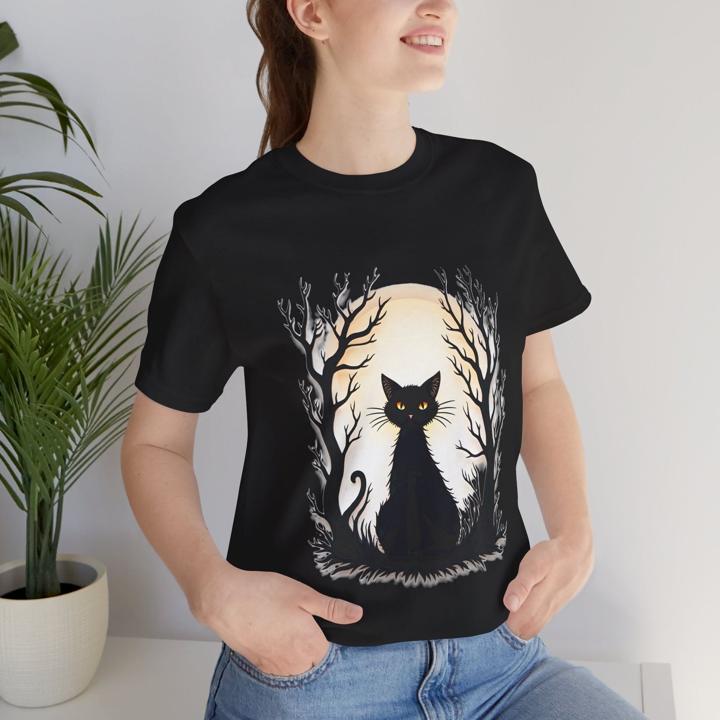 Black Cat Unisex T-Shirt - Urban Studio Creations