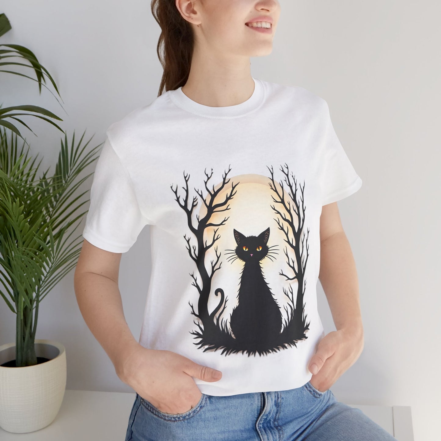 Black Cat Unisex T-Shirt - Urban Studio Creations