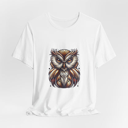 Bold Owl Print Unisex T-Shirt - Urban Studio Creations