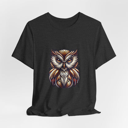 Bold Owl Print Unisex T-Shirt - Urban Studio Creations