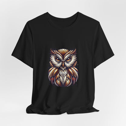 Bold Owl Print Unisex T-Shirt - Urban Studio Creations