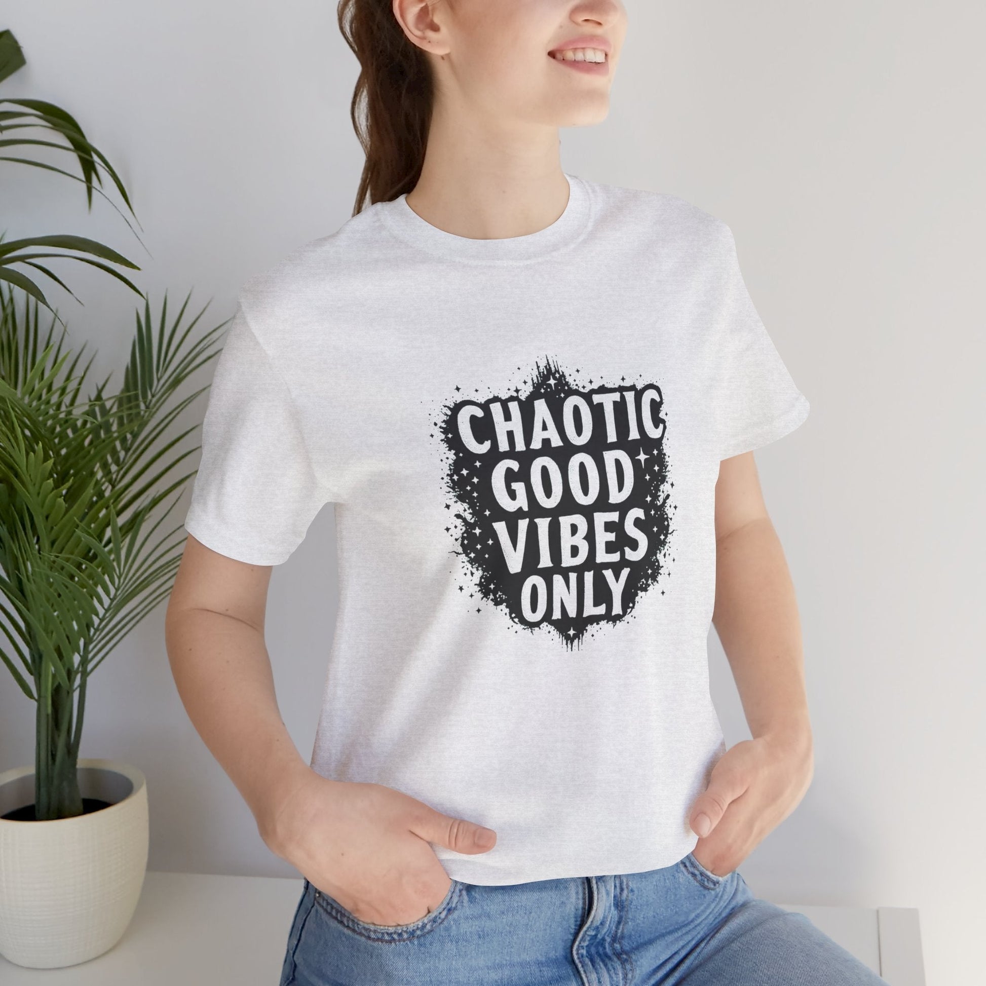 Chaotic Good Vibes Only Unisex T-Shirt - Urban Studio Creations