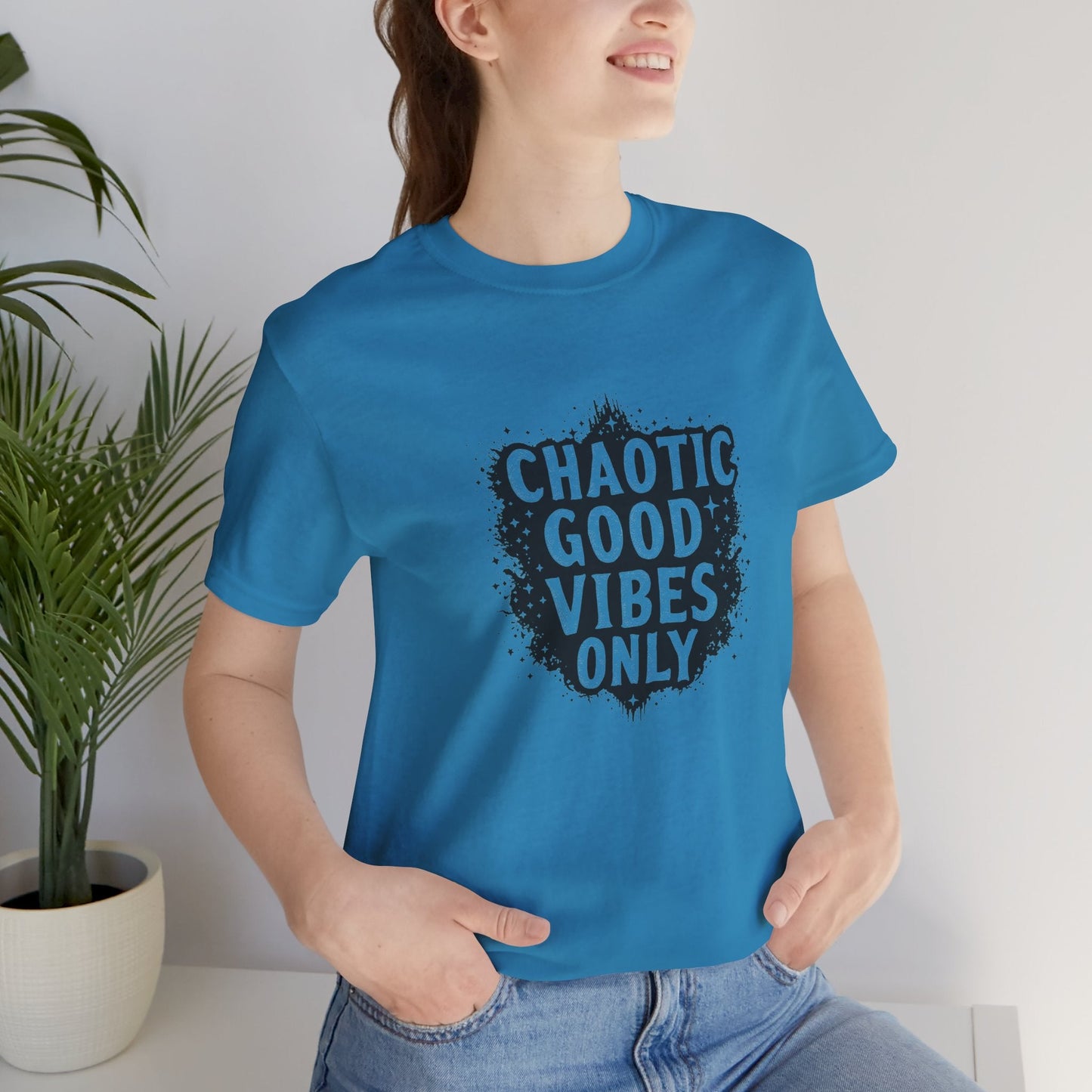 Chaotic Good Vibes Only Unisex T-Shirt - Urban Studio Creations