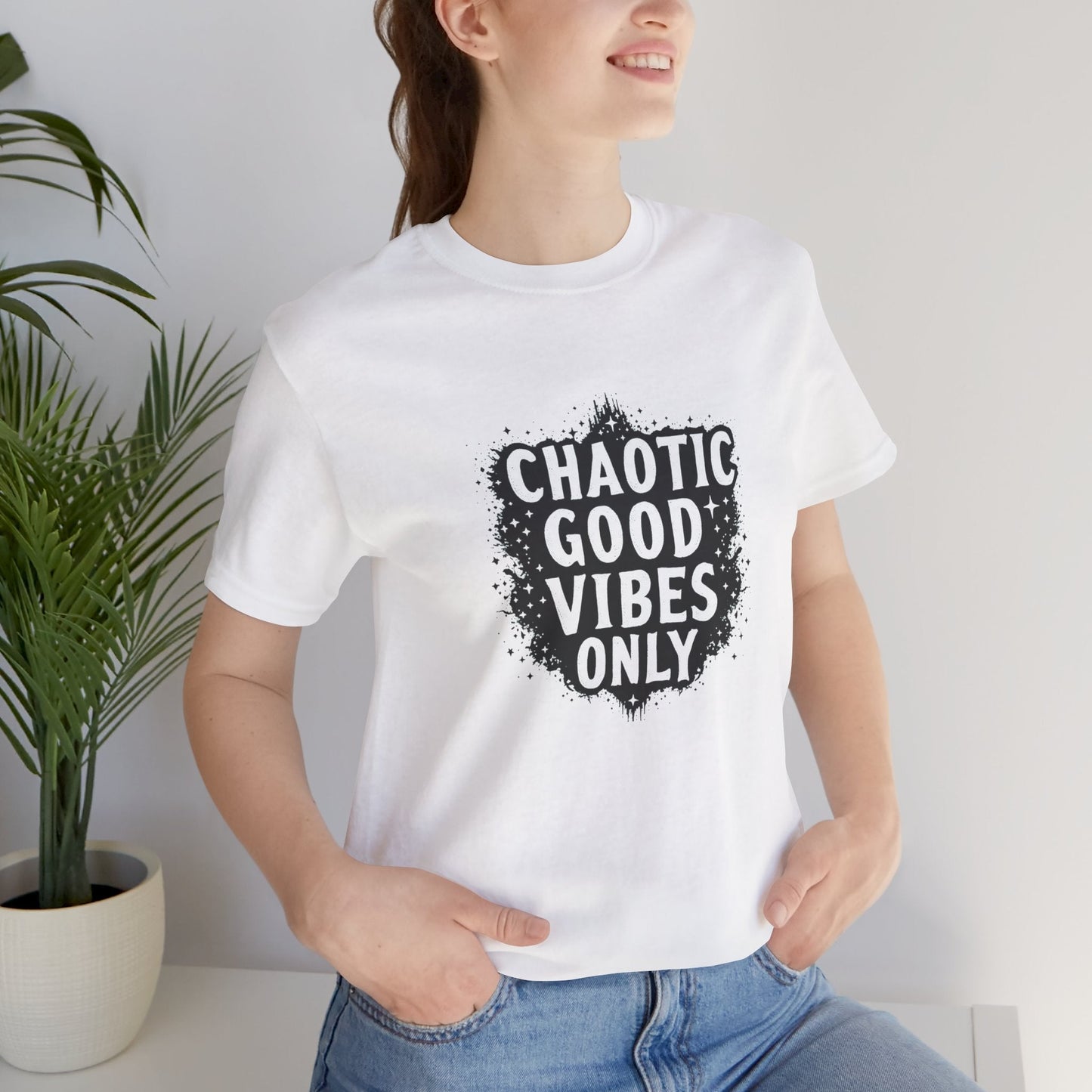 Chaotic Good Vibes Only Unisex T-Shirt - Urban Studio Creations