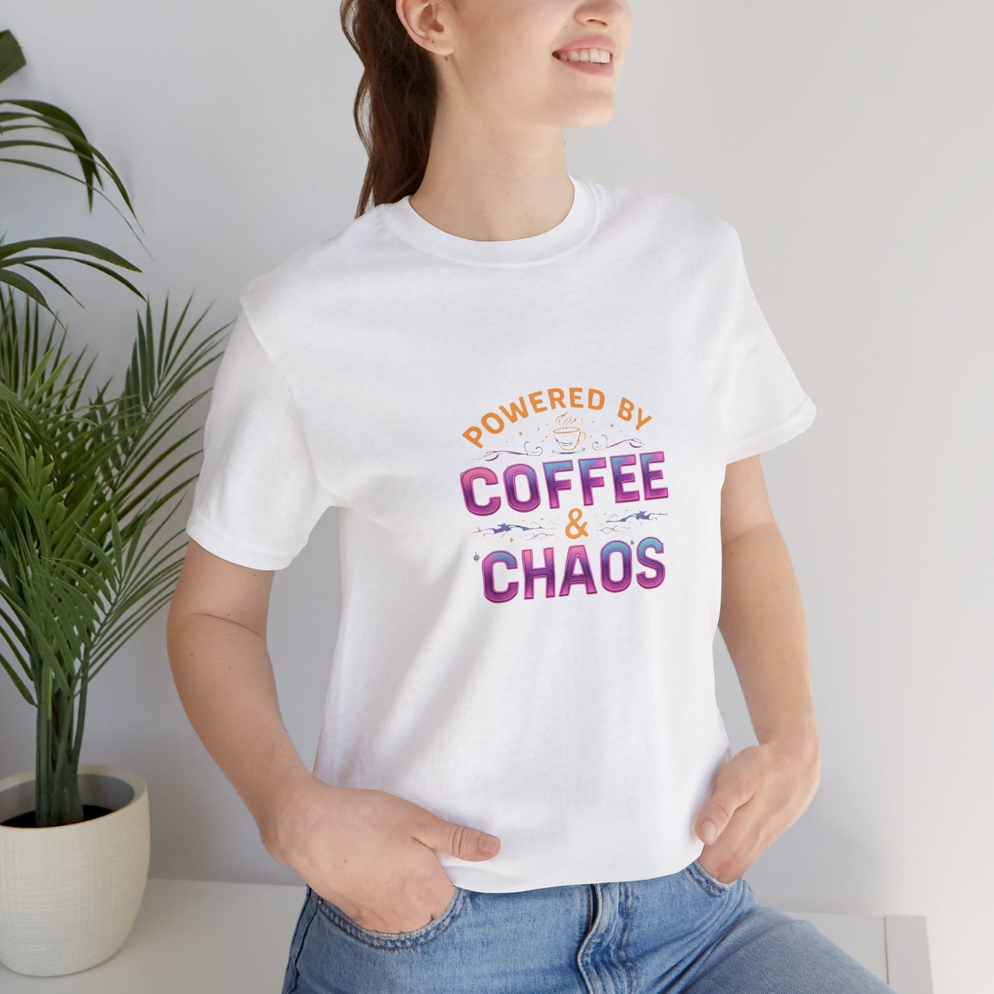 Coffee & Chaos Unisex T-Shirt - Urban Studio Creations