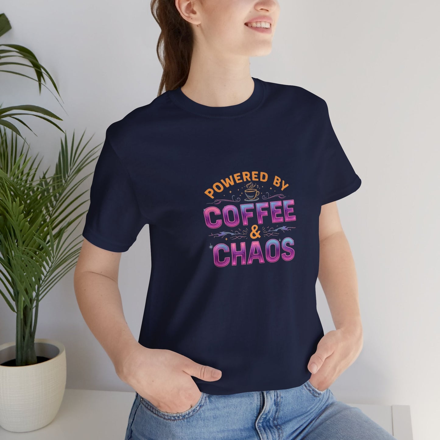 Coffee & Chaos Unisex T-Shirt - Urban Studio Creations