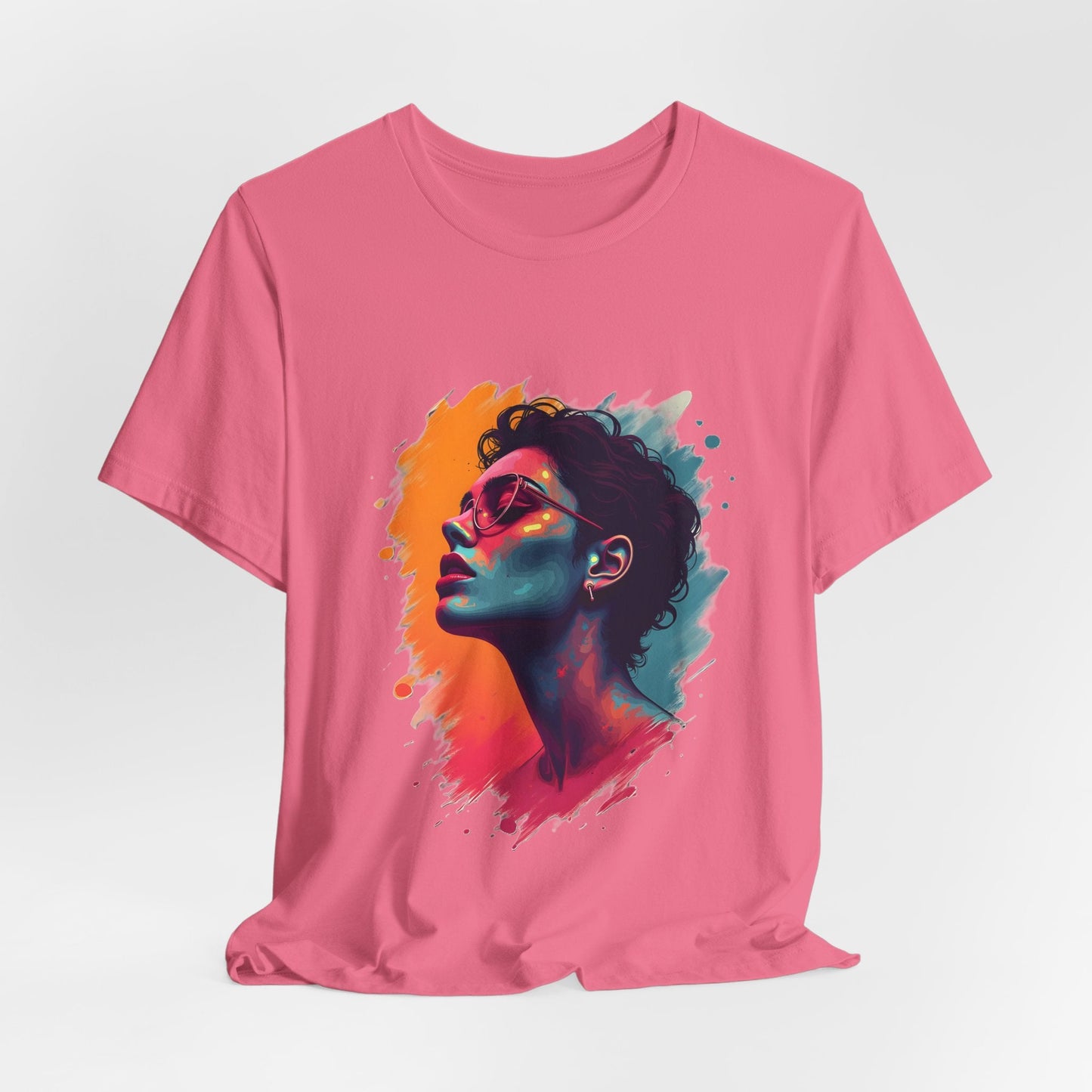 Colorful Portrait Art Unisex T-Shirt - Urban Studio Creations