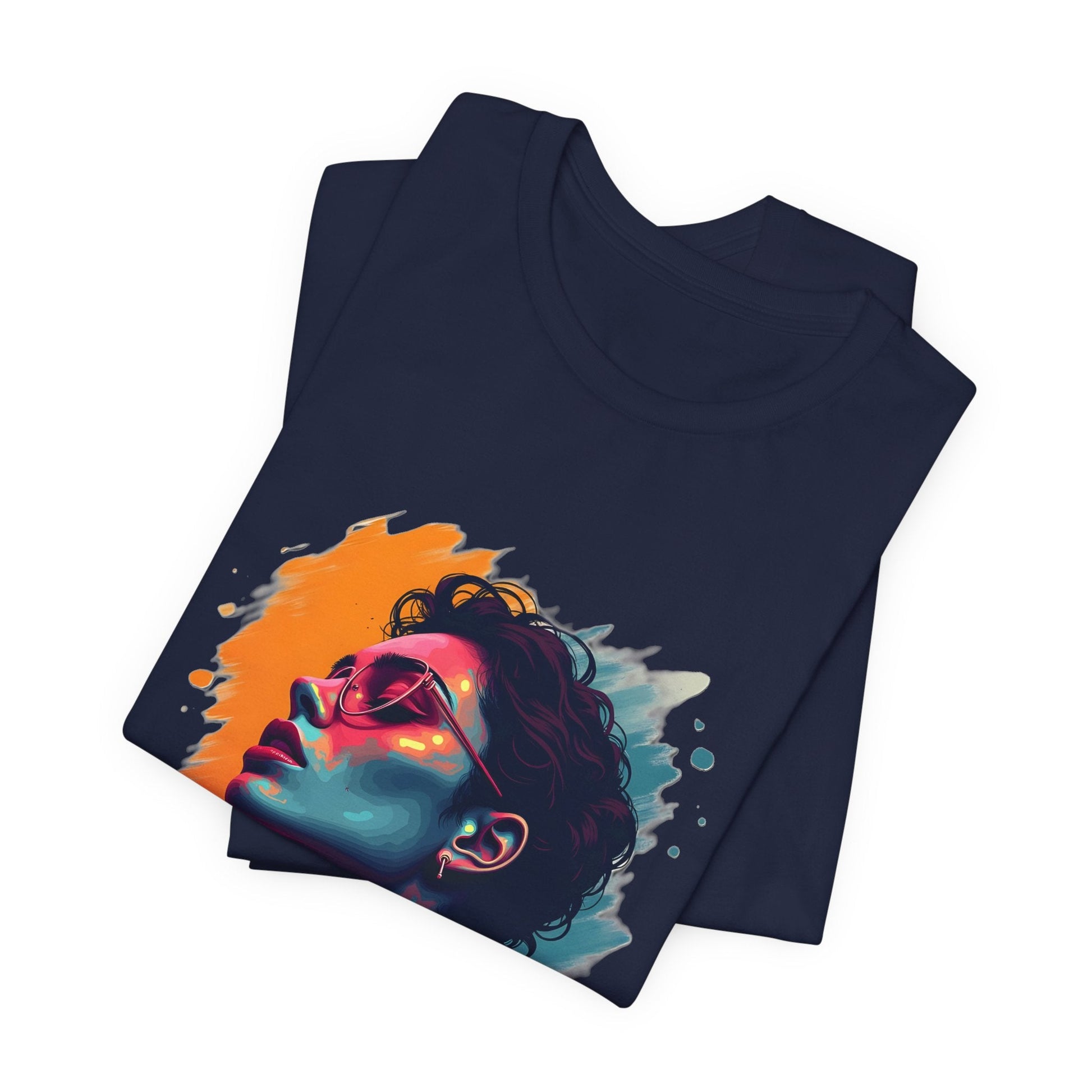 Colorful Portrait Art Unisex T-Shirt - Urban Studio Creations