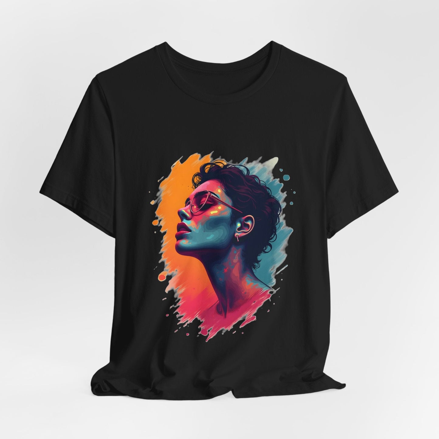 Colorful Portrait Art Unisex T-Shirt - Urban Studio Creations