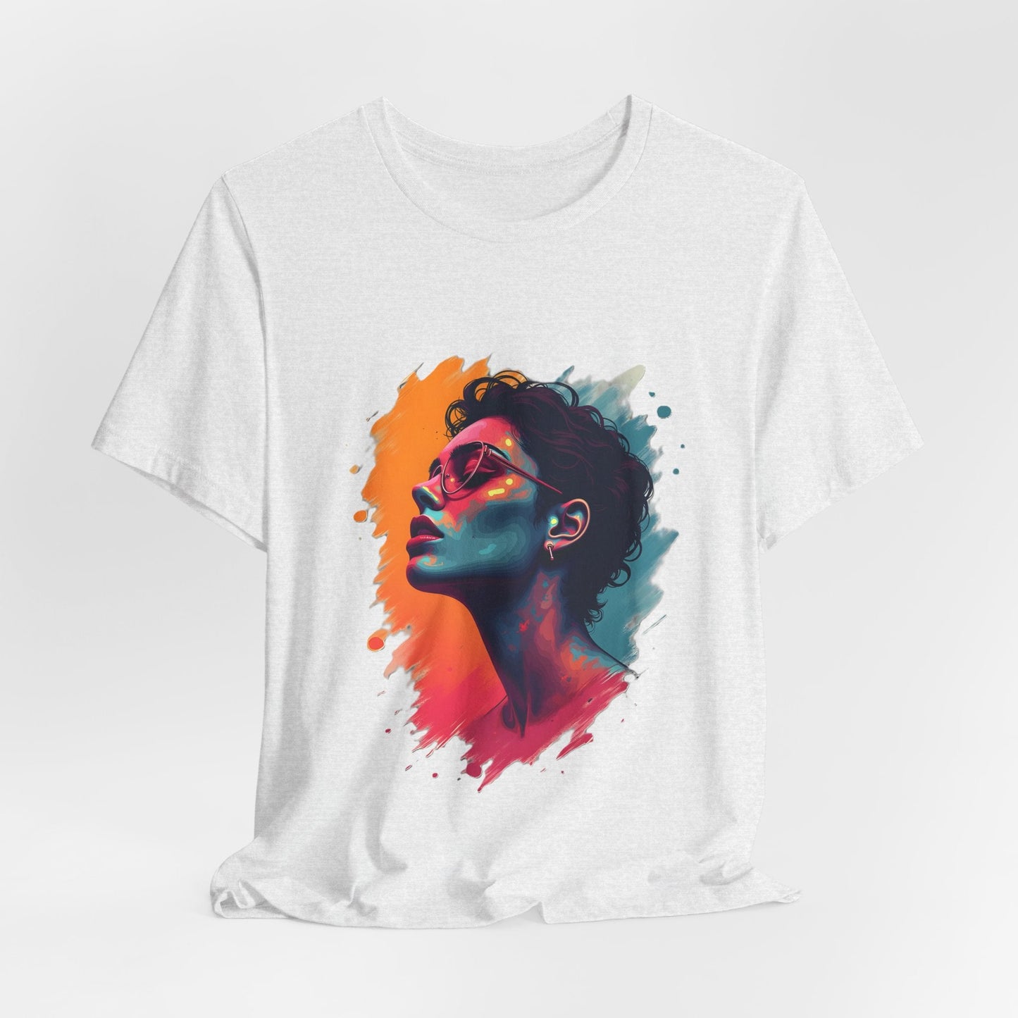 Colorful Portrait Art Unisex T-Shirt - Urban Studio Creations