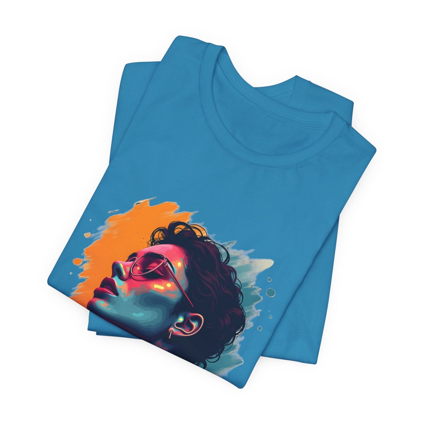 Colorful Portrait Art Unisex T-Shirt - Urban Studio Creations