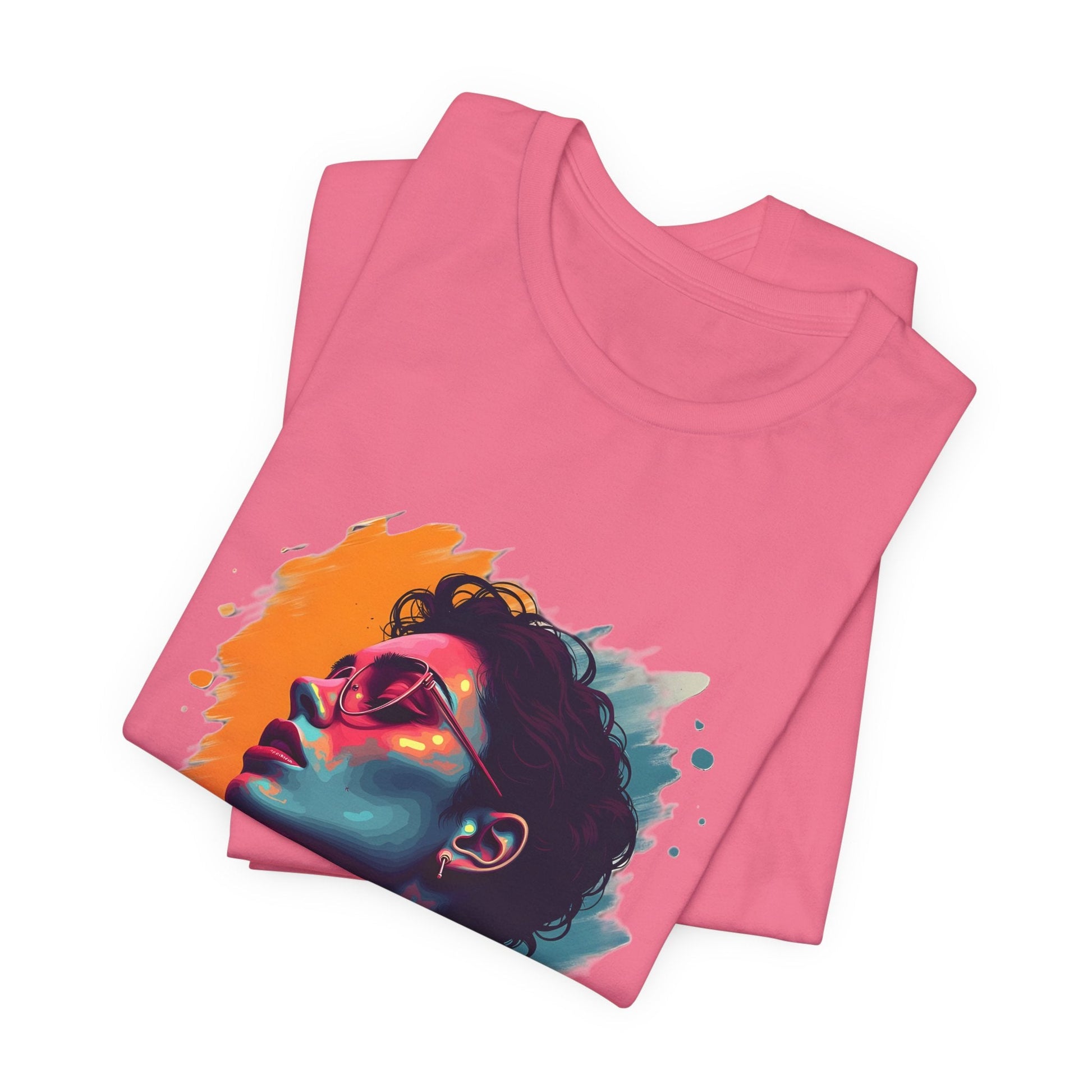 Colorful Portrait Art Unisex T-Shirt - Urban Studio Creations