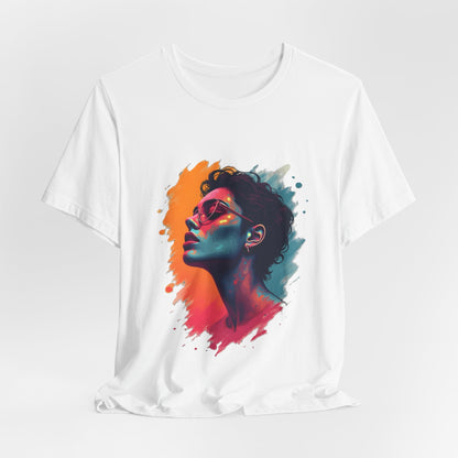 Colorful Portrait Art Unisex T-Shirt - Urban Studio Creations