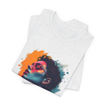 Colorful Portrait Art Unisex T-Shirt - Urban Studio Creations