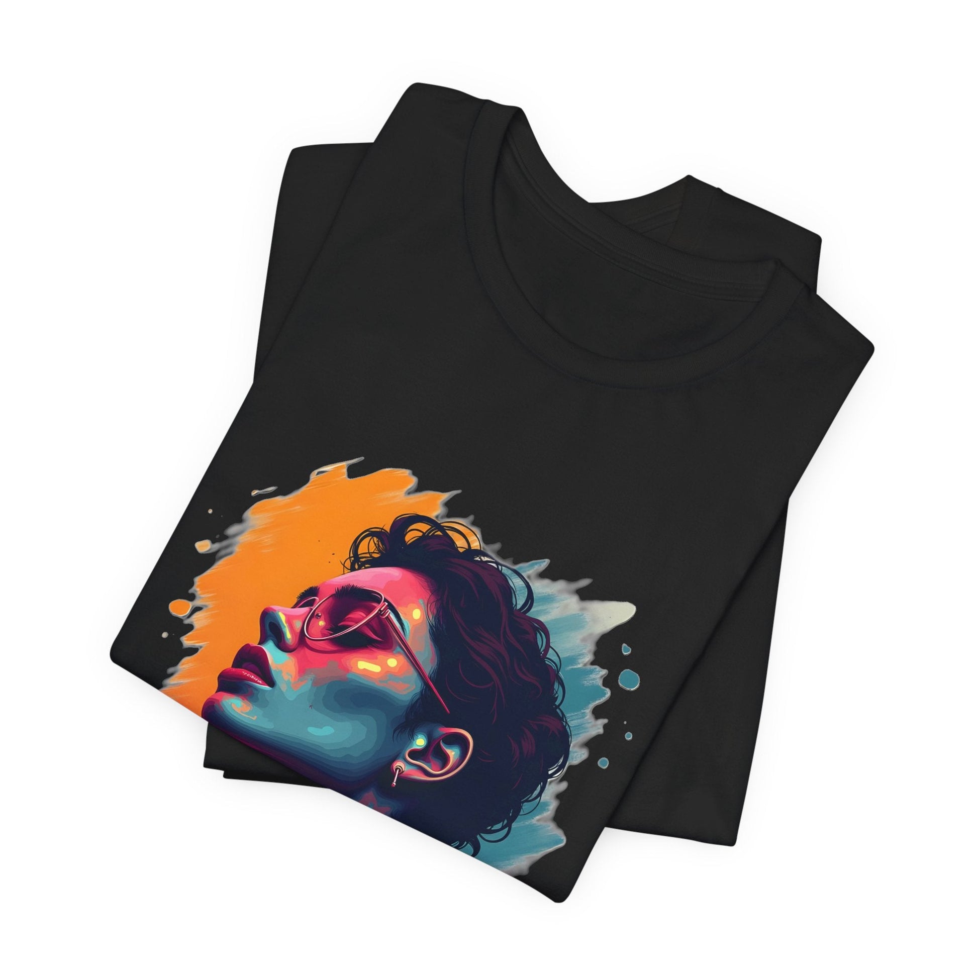 Colorful Portrait Art Unisex T-Shirt - Urban Studio Creations