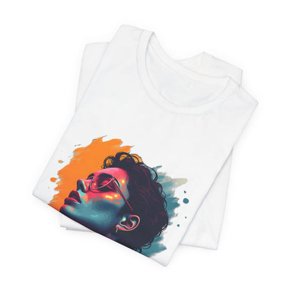 Colorful Portrait Art Unisex T-Shirt - Urban Studio Creations