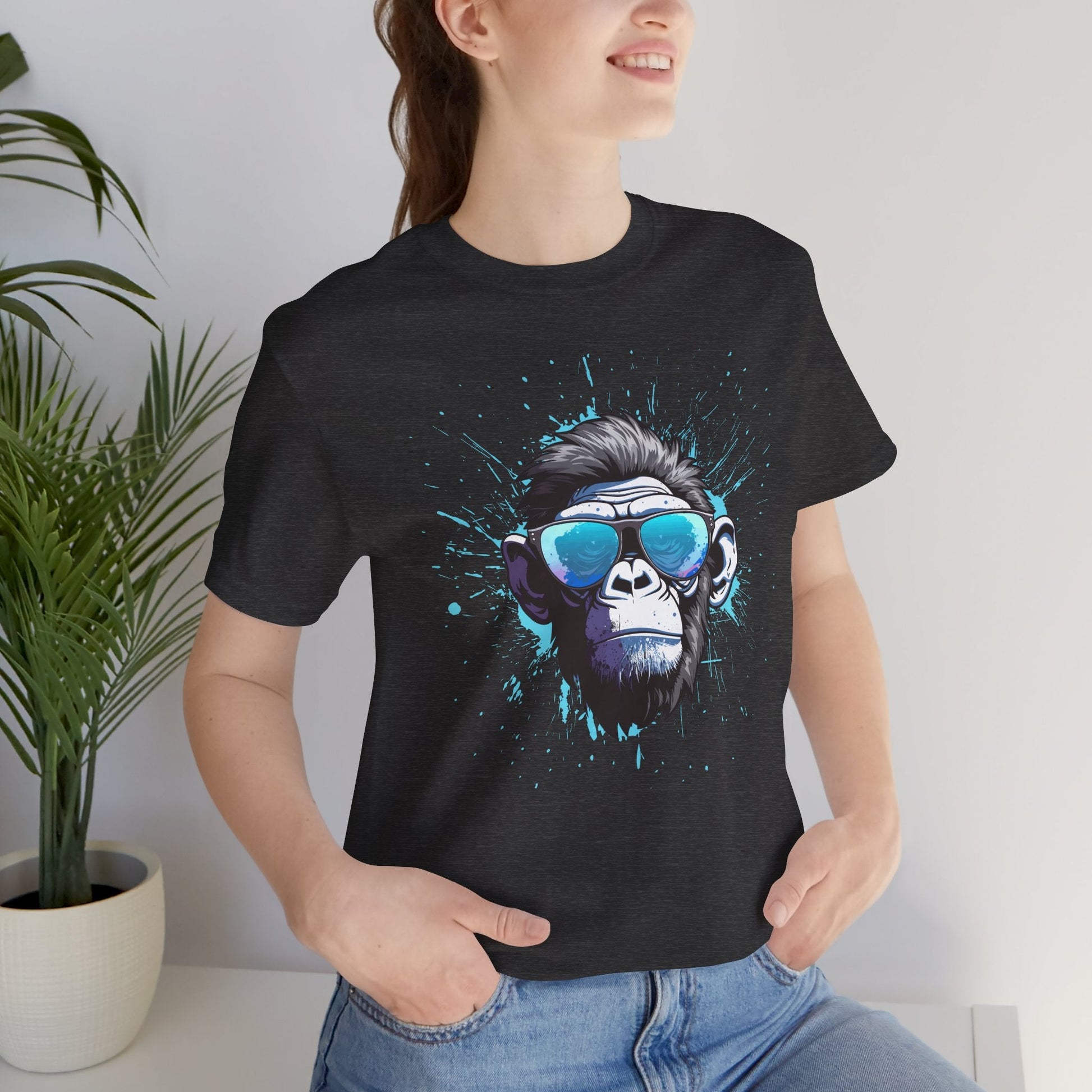 Cool Ape in Shades Unisex T-Shirt - Urban Studio Creations