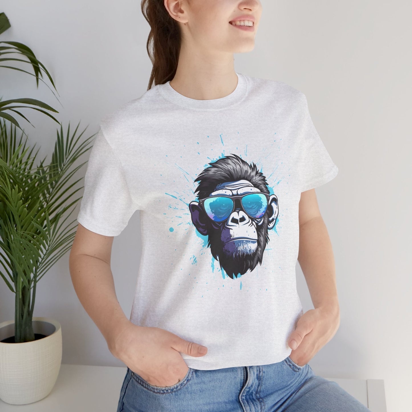 Cool Ape in Shades Unisex T-Shirt - Urban Studio Creations