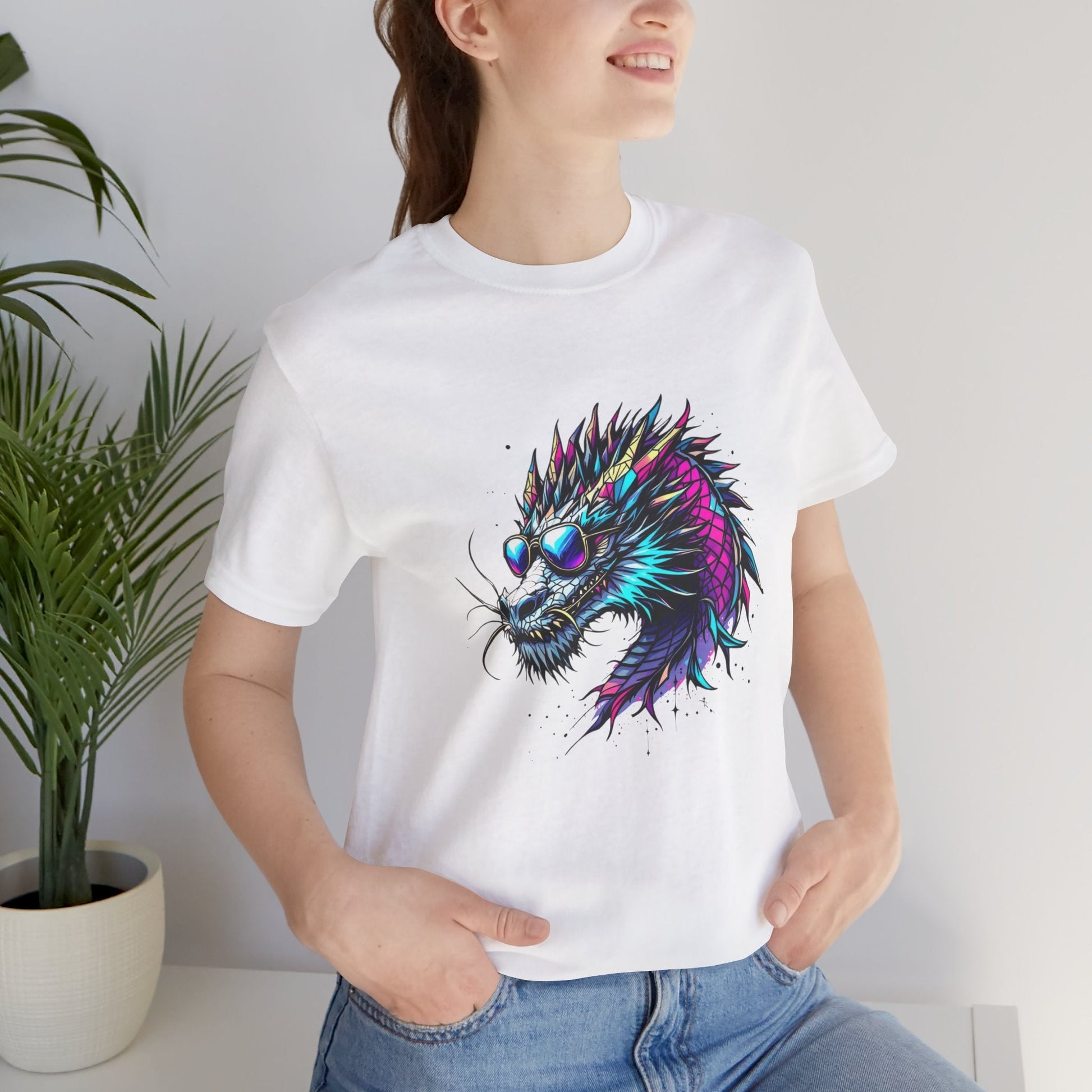 Cool Dragon Splash Unisex T-Shirt - Urban Studio Creations