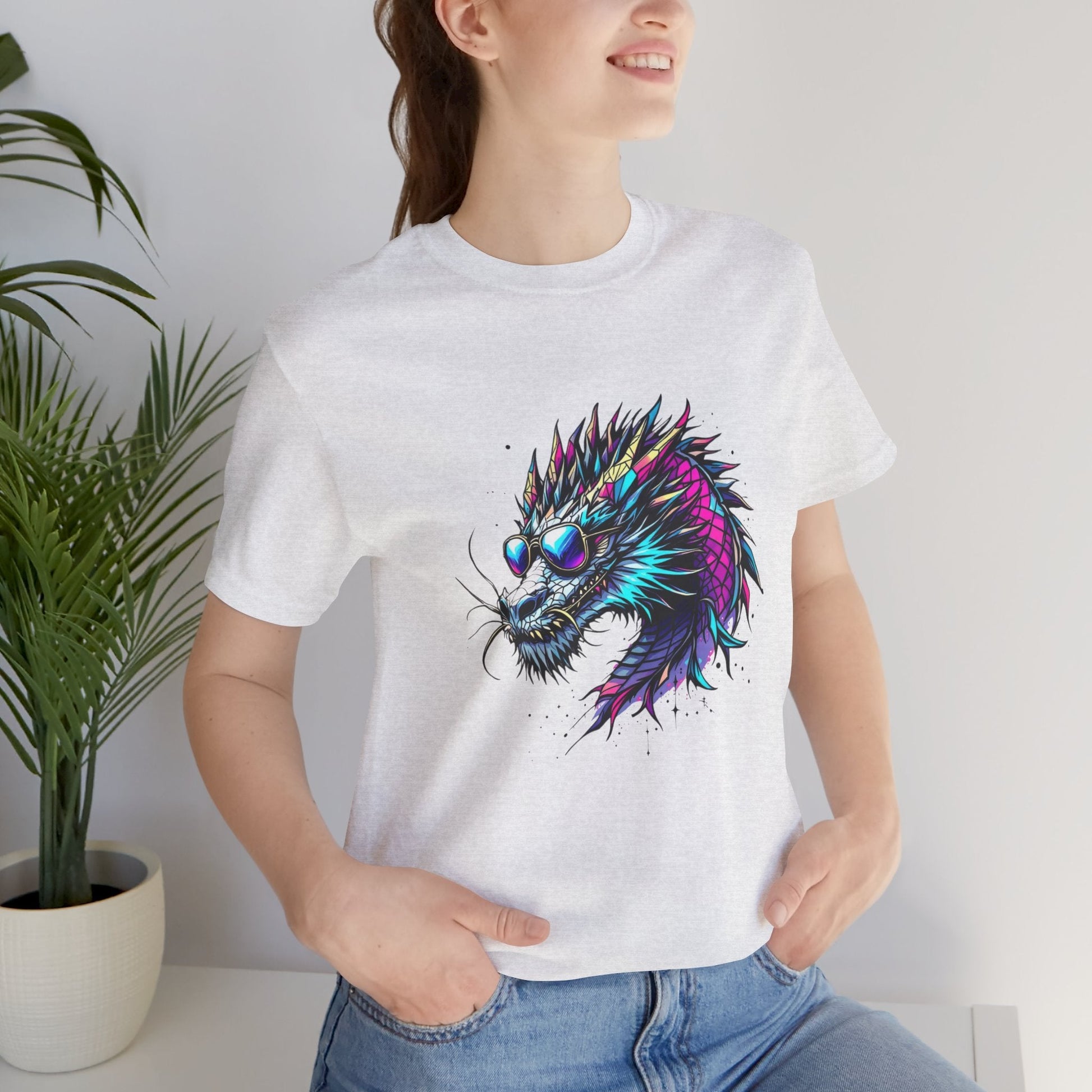 Cool Dragon Splash Unisex T-Shirt - Urban Studio Creations