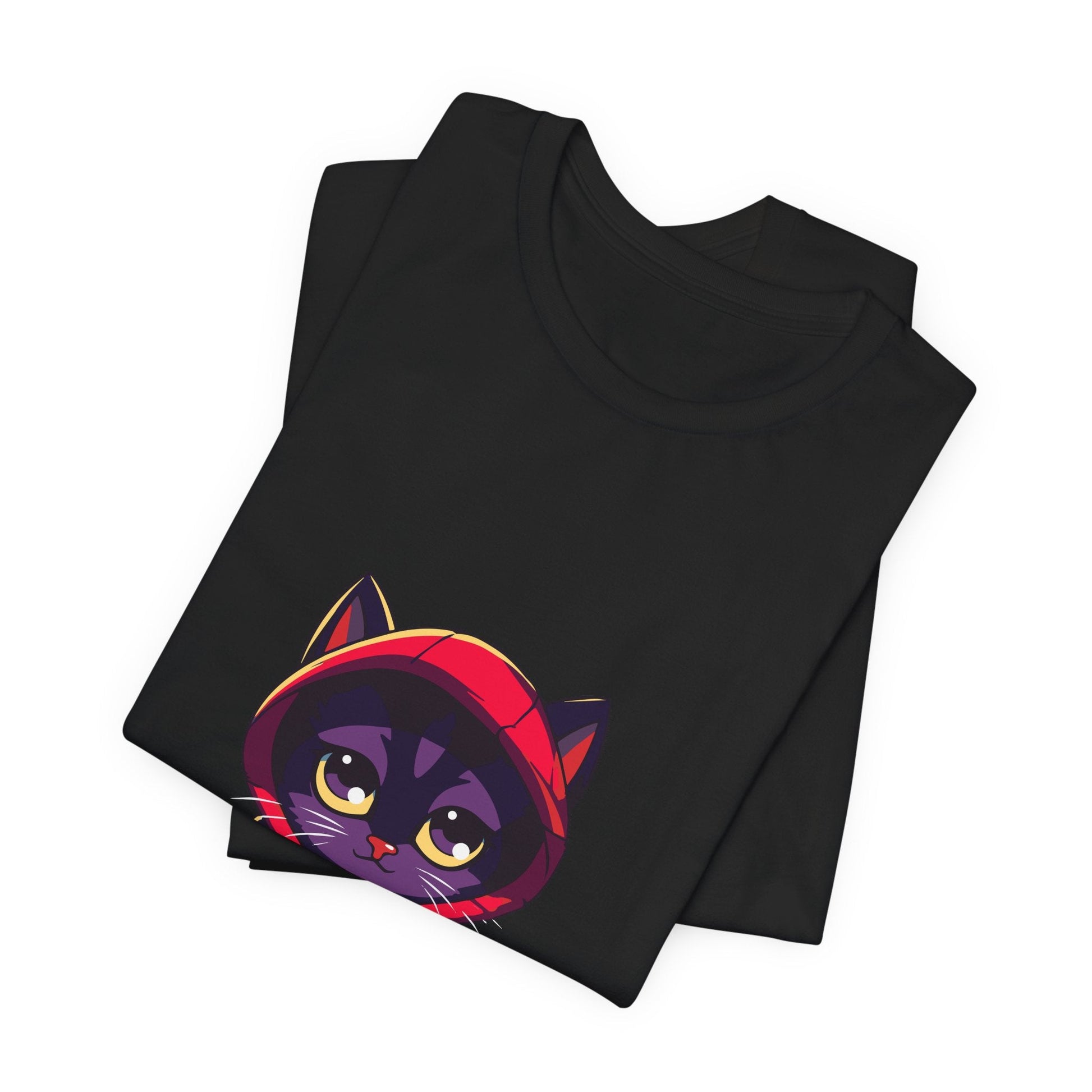 Cool Hooded Cat Unisex T-Shirt - Urban Studio Creations