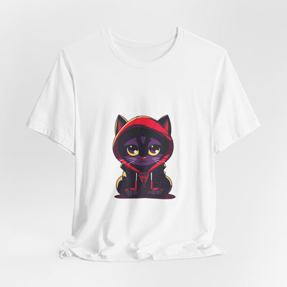 Cool Hooded Cat Unisex T-Shirt - Urban Studio Creations